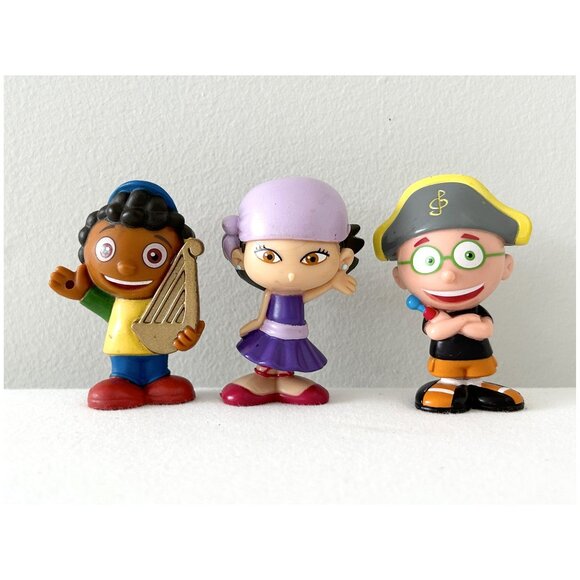 3 Disney Little Einsteins Figures ~ Pirate Adventures Leo June Quincy Harp Egypt - Picture 1 of 4
